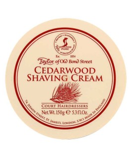 TAYLOR of OLD BOND STREET Cedarwood shaving cream 150g