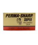 PERMA-SHARP stainless steel DE safety razor blades