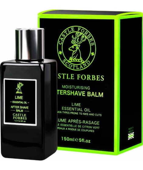 CASTLE FORBES Lime essential oil after shave balm 150ml