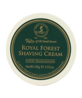 TAYLOR OF OLD BOND STREET Royal Forest shaving cream 150g