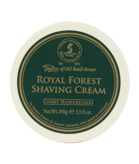 TAYLOR OF OLD BOND STREET Royal Forest shaving cream 150g