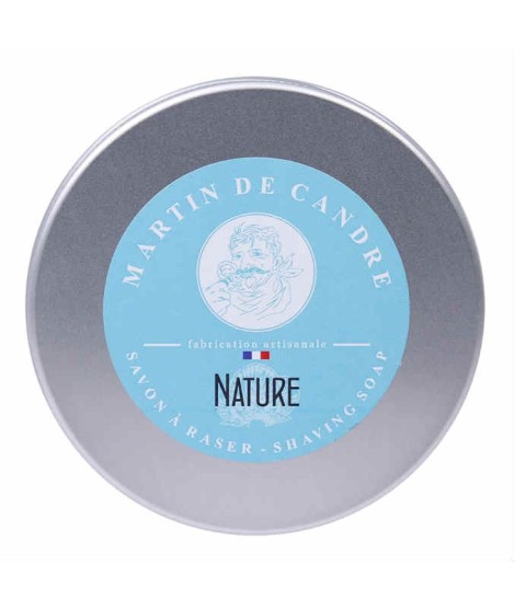 Jabón de afeitar artesanal MARTIN DE CANDRE Nature 200g