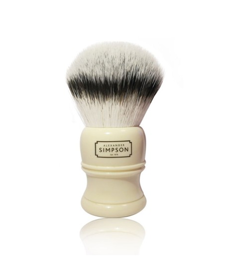 SIMPSON Trafalgar T2 synthetic faux ivory shaving brush