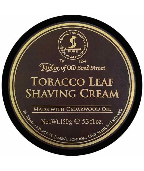 TAYLOR OF OLD BOND STREET Tobacco Leaf shaving cream 150g