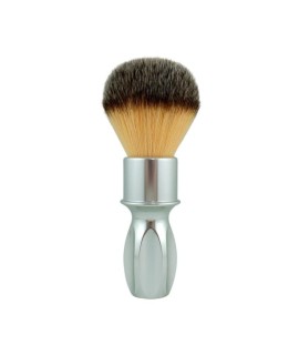 RAZOROCK 400 Plissoft synthetic shaving brush - silver handle