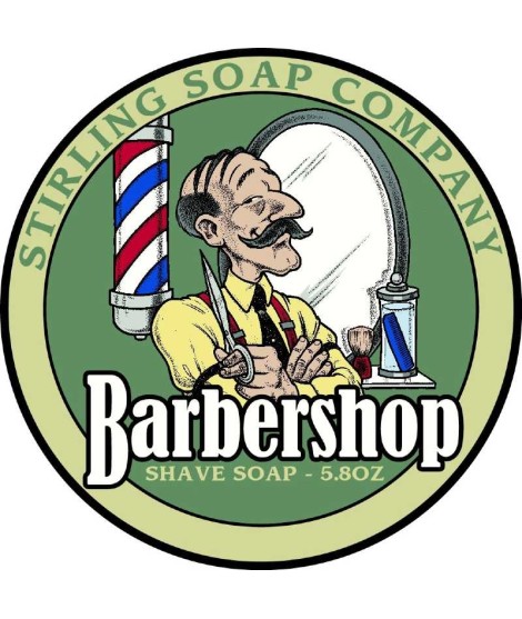 Jabón de afeitar artesanal STIRLING Barber Shop 170ml