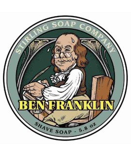 Jabón de afeitar artesanal STIRLING Ben Franklin 170ml
