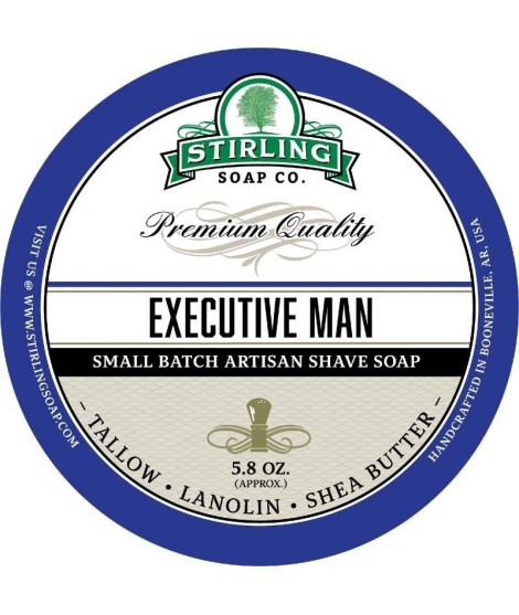 Sapone da barba artigianale STIRLING Executive Man 170ml