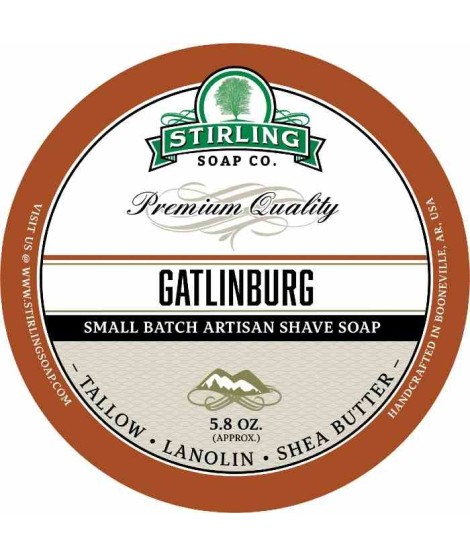 Jabón de afeitar artesanal STIRLING Gatlinburg 170ml