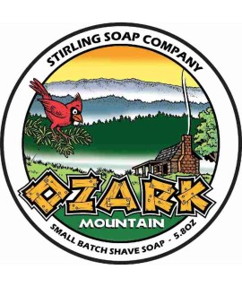 Sapone da barba artigianale STIRLING Ozark Mountain 170ml