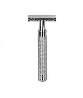 Maquinilla de afeitar clásica MÜHLE peine abierto R41 acero inoxidable R41GS