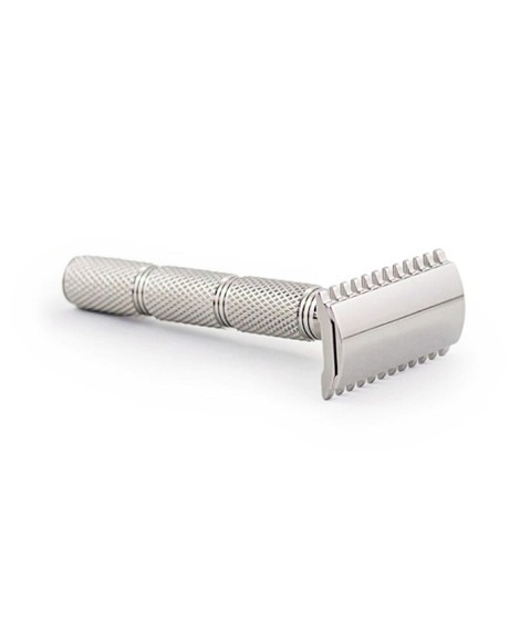 RAZOROCK Game Changer 0.68 open comb Super Knurl handle safety razor