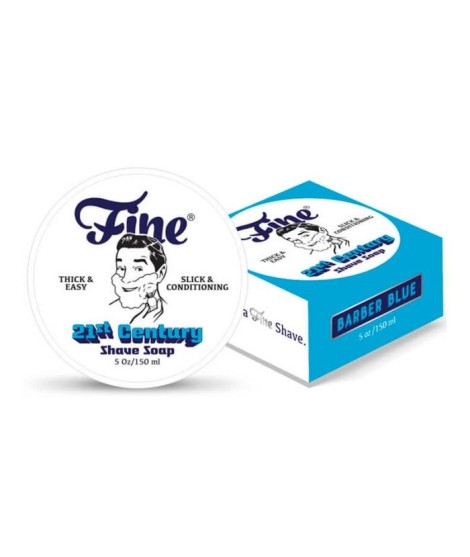 FINE ACCOUTREMENTS Barber Blue shaving soap new formula 150g