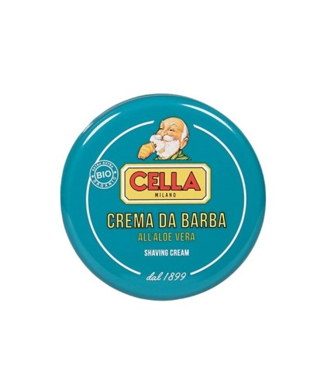 Crema da barba CELLA Bio con aloe vera ciotola 150ml