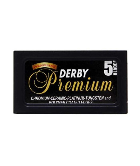 Lamette da barba DERBY Premium Black – 5 lamette