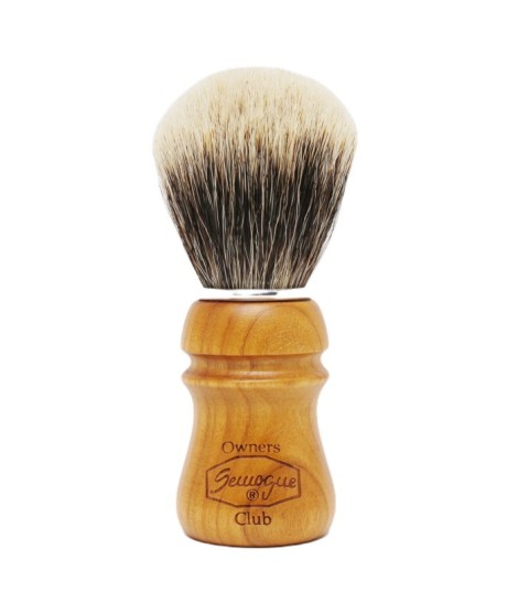 SEMOGUE Owners Club special mix boar and finest two band badger cherry wood handle shaving brush SOC C5MF CER 1063