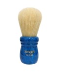 Brocha de afeitar ZENITH de cerda blanqueada mango resina azul cobalto 505BC SE
