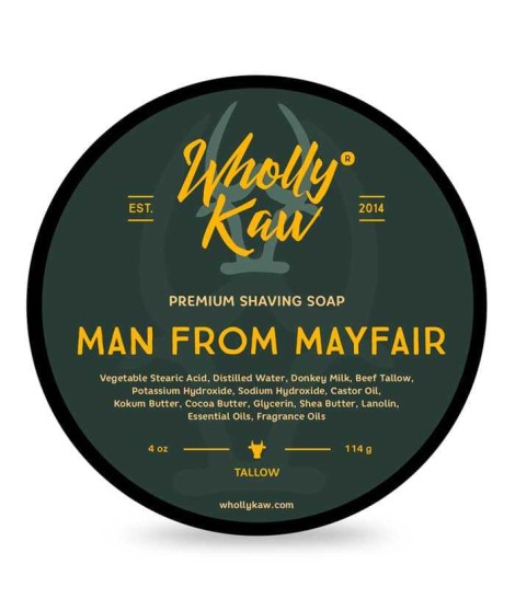 WHOLLY KAW Man from Mayfair shaving soap 114gr