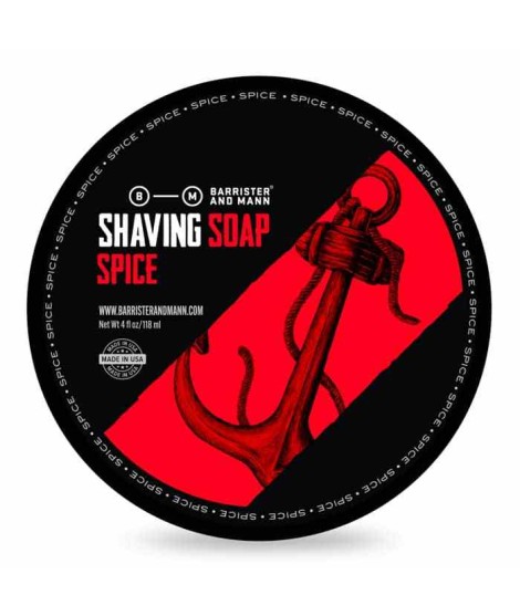 BARRISTER and MANN Spice shaving soap 118ml