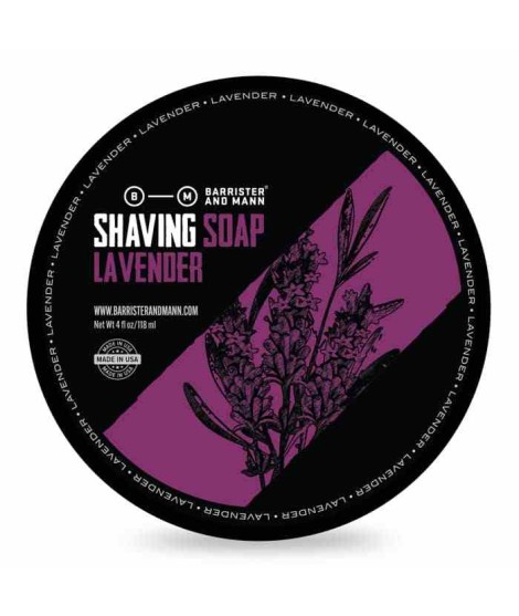 BARRISTER and MANN Lavender shaving soap 118ml
