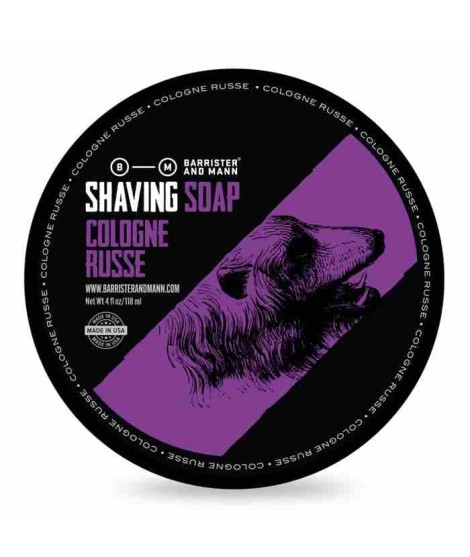 BARRISTER and MANN Cologne Russe shaving soap 118ml