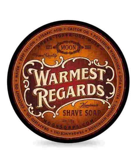 Jabón de afeitar artesanal MOON Warmest Regards 170gr