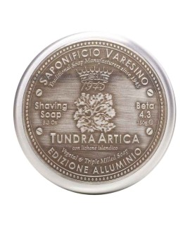 Jabón de afeitar SAPONIFICIO VARESINO Tundra Artica Beta 4.3 en bol aluminio 150g