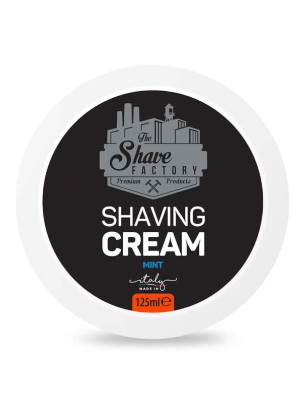 THE SHAVE FACTORY Mint shaving soap 125ml