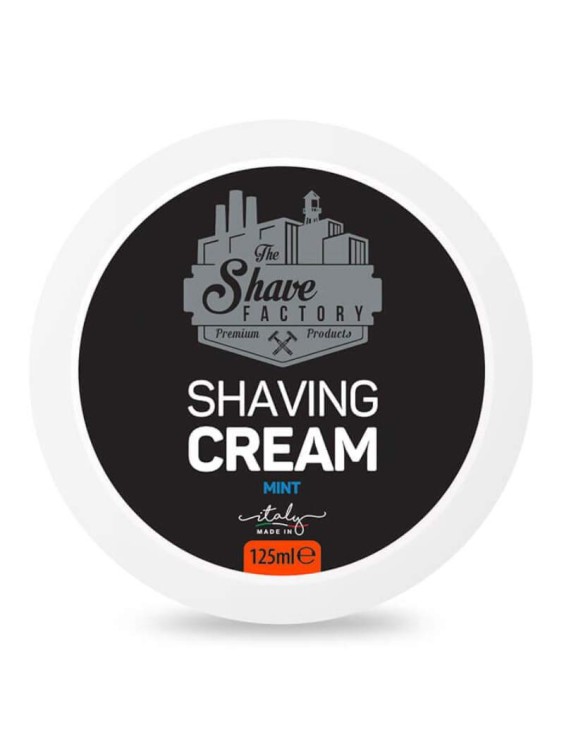THE SHAVE FACTORY Mint shaving soap 125ml
