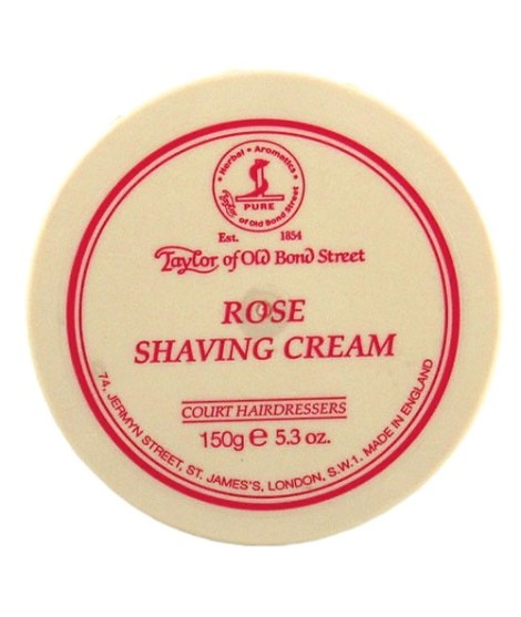 Taylor of Old Bond Street Rose Shaving Cream 150g