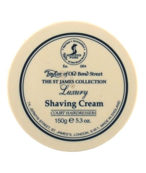 Taylor of Old Bond Street St James Collection Shaving Cream 150g