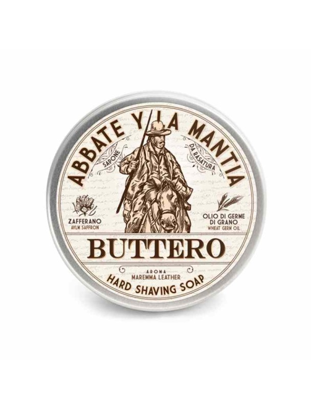 Jabón de afeitar duro ABBATE Y LA MANTIA Buttero 80g