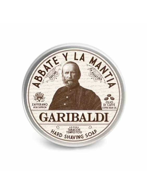 Sapone da barba solido ABBATE Y LA MANTIA Garibaldi 80g