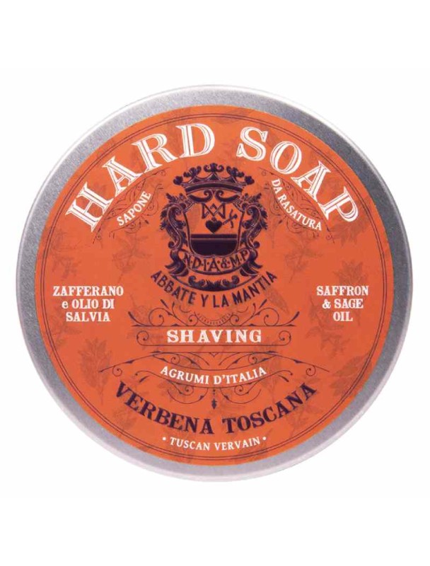 ABBATE Y LA MANTIA Verbena Toscana hard shaving soap 150g