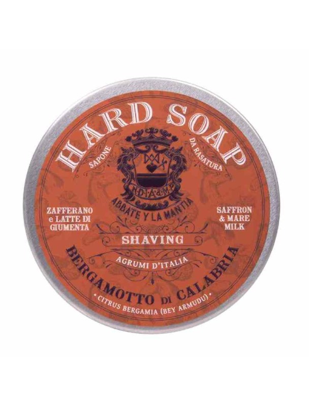 ABBATE Y LA MANTIA Bergamotto di Calabria hard shaving soap 80g