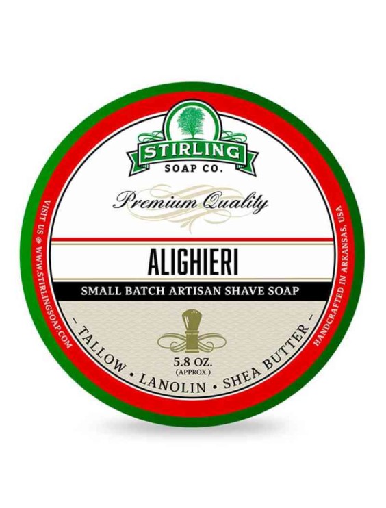 Jabón de afeitar artesanal STIRLING Alighieri 170ml