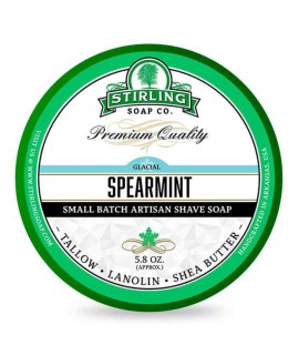 Jabón de afeitar artesanal STIRLING Spearmint 170ml