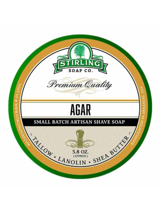 STIRLING Agar shaving soap 170ml