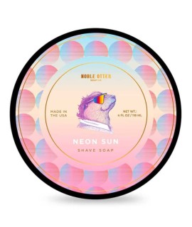 Jabón de afeitar NOBLE OTTER Neon Sun 118ml