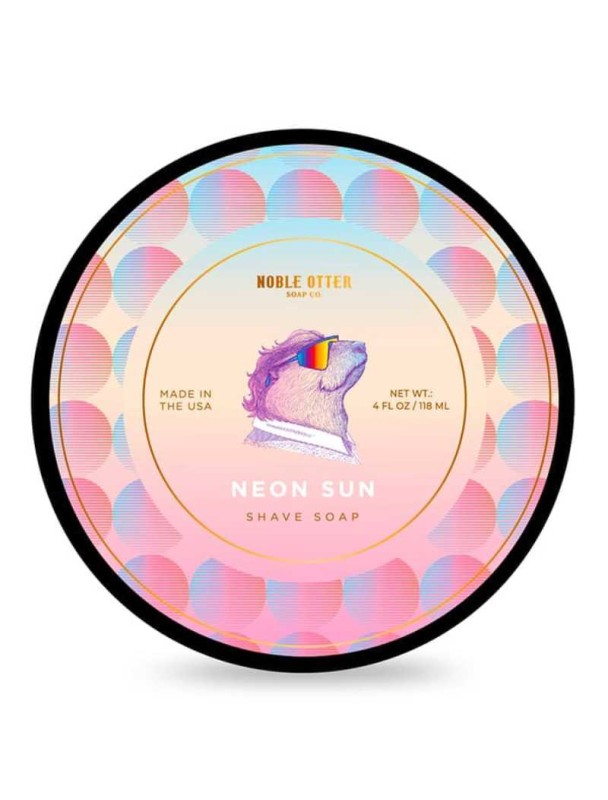 NOBLE OTTER Neon Sun shaving soap 118ml
