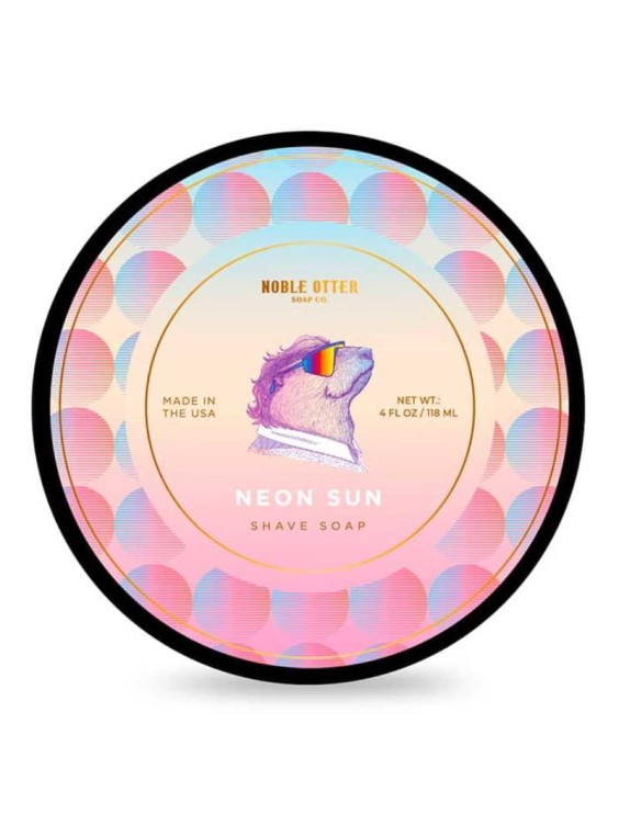 Jabón de afeitar NOBLE OTTER Neon Sun 118ml