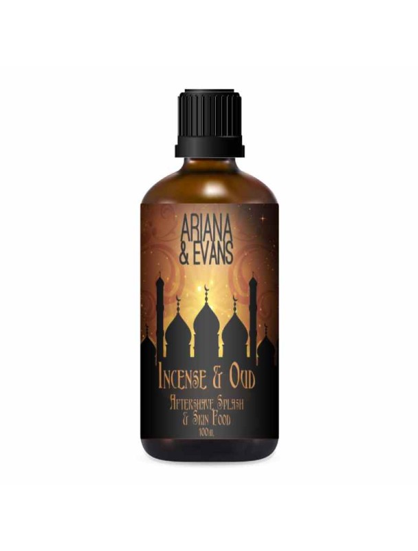 ARIANA and EVANS Incense and Oud after shave lotion 100ml
