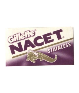 Confección cuchillas doble hoja GILLETTE Nacet stainless 5 pcs