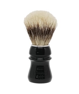 SEMOGUE Owners Club Jet black resin handle Mistura Finest shaving brush SOC C5MF JB 1421