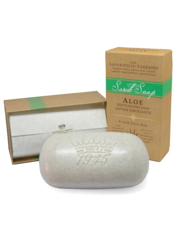 SAPONIFICIO VARESINO aloe vera exfoliating soap bar 300g