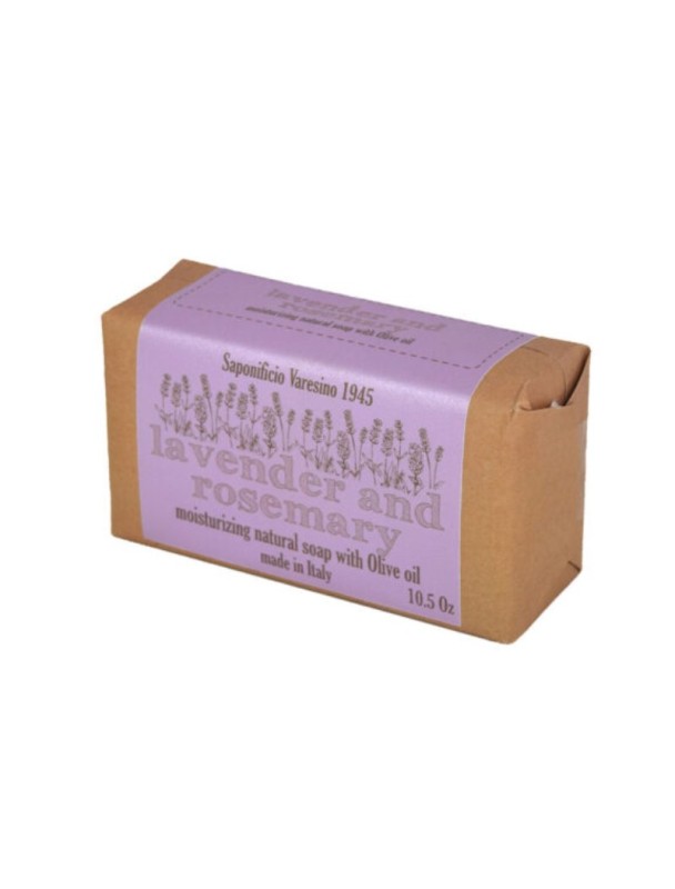 SAPONIFICIO VARESINO lavender and Rosemary natural soap 300g