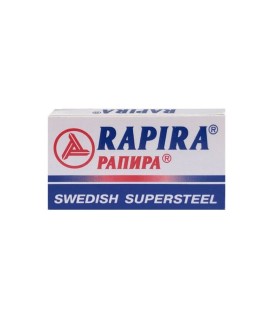 Pack RAPIRA 'swedish supersteel' safety razor blades 5pcs