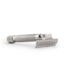 RAZOROCK Hawk V3 stainless steel open comb HD handle safety razor
