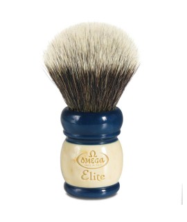 Pennello da barba OMEGA collezione Vintage 2024 fibra sintetica Elite MB1920