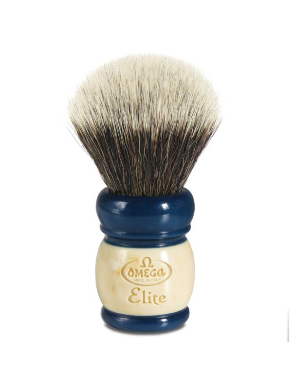 Pennello da barba OMEGA collezione Vintage 2024 fibra sintetica Elite MB1920